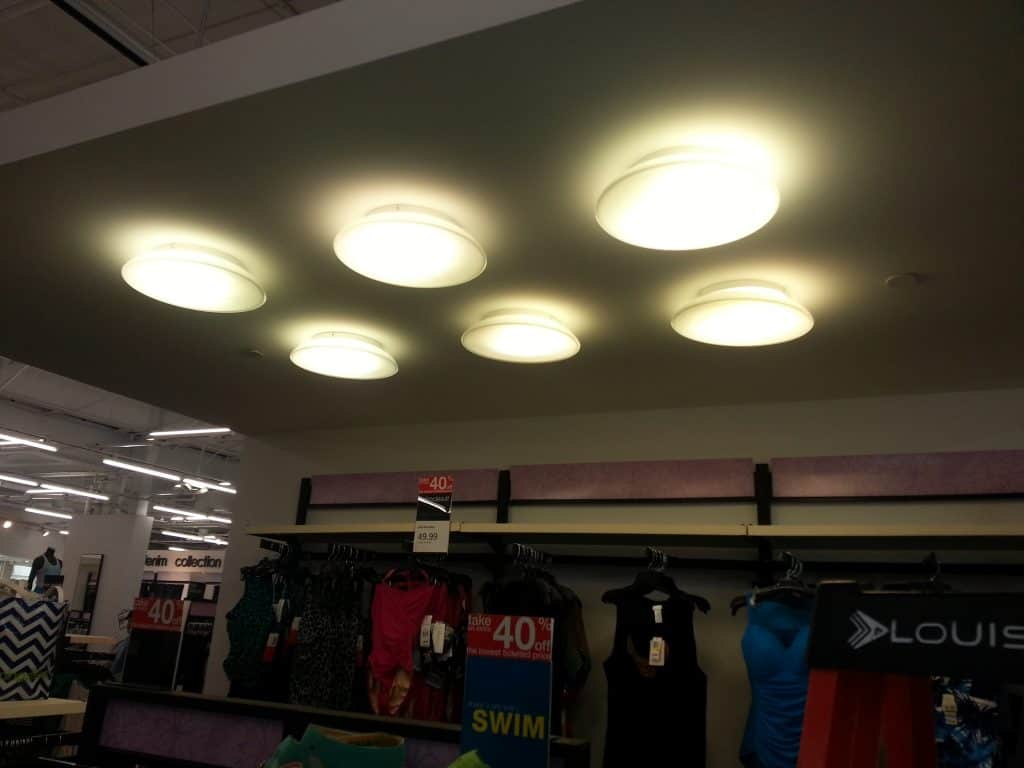 department store lighting