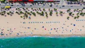 aerial view of fort lauderdale beach